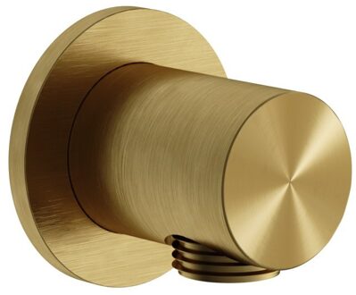 Hotbath Wanduitlaat Hotbath Archie Klein Geborsteld Messing PVD