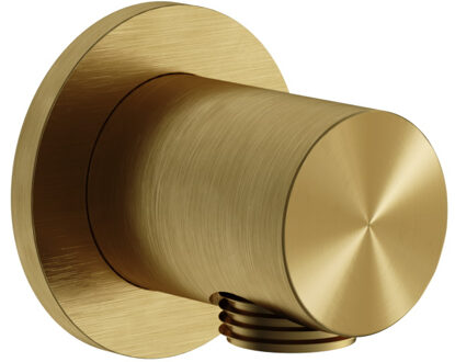 Hotbath Wanduitlaat Hotbath Archie Klein Geborsteld Messing PVD