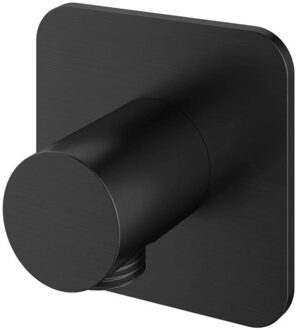 Hotbath Wanduitlaat Hotbath Gal Vierkant Geborsteld Gunmetal PVD