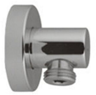 Hotbath Wanduitlaat Hotbath Mate 6x2,5 cm Rond Geborsteld Nikkel