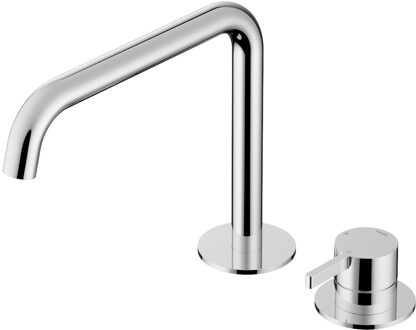 Hotbath Wastafel Mengkraan Hotbath ace 2-gats Met draaibare uitloop 20 cm Chroom