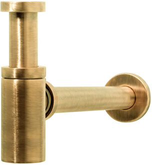 Hotbath Wastafel Sifon Hotbath Cobber Rond Geborsteld Messing Living Colours