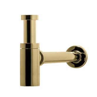 Hotbath Wastafel Sifon Hotbath Cobber Rond Gepolijst Messing Living Colours