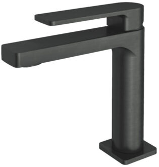 Hotbath Wastafelkraan Gal 16.3 cm Geborsteld Gunmetal PVD