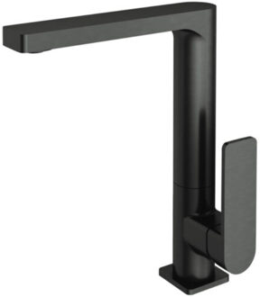 Hotbath Wastafelkraan Gal Met Draaibare Uitloop 25 cm Geborsteld Gunmetal PVD