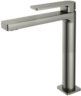 Hotbath Wastafelkraan Hotbath Gal Hoog 28.3 cm Geborsteld Nikkel PVD