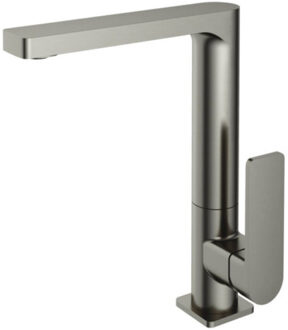 Hotbath Wastafelkraan Hotbath Gal Met Draaibare Uitloop 25 cm Geborsteld Nikkel PVD