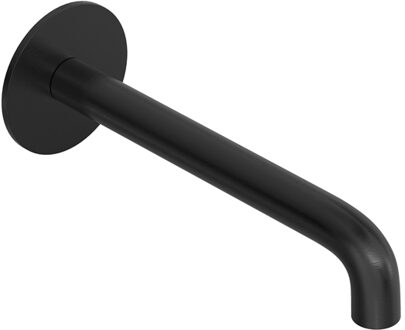 Hotbath Wastafelkraan Uitloop Hotbath Cobber Rond 18 cm Geborsteld Zwart PVD