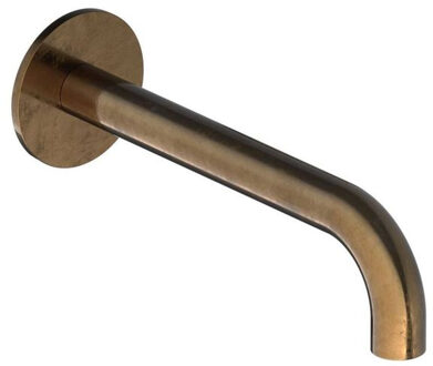 Hotbath Wastafelkraan Uitloop Hotbath Cobber Rond 18 cm Verouderd Messing Living Colours