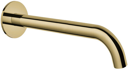 Hotbath Wastafelkraan Uitloop Hotbath Cobber Rond 25 cm Gepolijst Messing Living Colours