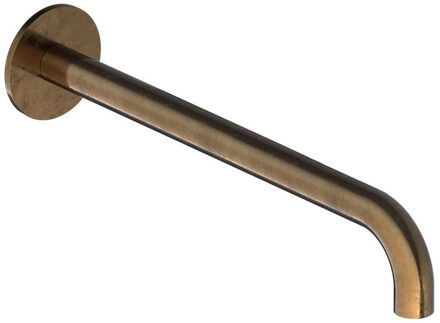 Hotbath Wastafelkraan Uitloop Hotbath Cobber Rond 25 cm Verouderd Messing Living Colours