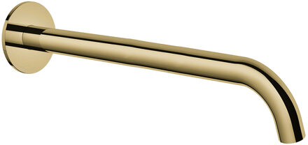 Hotbath Wastafelkraan Uitloop Hotbath Cobber Rond 30 cm Gepolijst Messing Living Colours