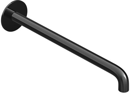 Hotbath Wastafelkraan Uitloop Hotbath Cobber Rond 30 cm Gepolijst Zwart PVD