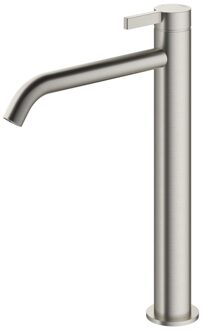 Hotbath Wastafelmengkraan Ace 1-Hendel Gebogen 28 cm Geborsteld Nikkel