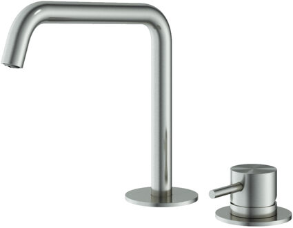 Hotbath Wastafelmengkraan Archie 2 Gats Zonder Waste RVS316