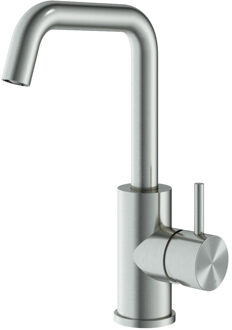 Hotbath Wastafelmengkraan Hotbath Archie Met Draaibare Uitloop Zonder Waste RVS316