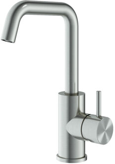 Hotbath Wastafelmengkraan Hotbath Archie Met Draaibare Uitloop Zonder Waste RVS316