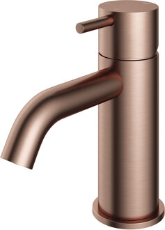 Hotbath Wastafelmengkraan Hotbath Cobber 1-hendel Recht 14.3 cm Geborsteld Koper PVD