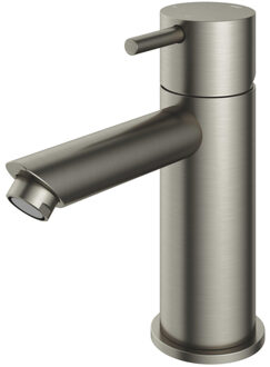 Hotbath Wastafelmengkraan Hotbath Cobber 1-hendel Recht 14.3 cm Geborsteld Nikkel