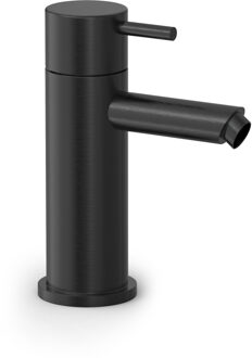 Hotbath Wastafelmengkraan Hotbath Cobber 1-hendel Recht 14.3 cm Geborsteld Zwart PVD