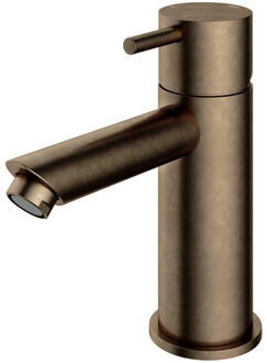 Hotbath Wastafelmengkraan Hotbath Cobber 1-hendel Recht 14.3 cm Verouderd Messing Living Colours