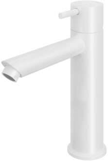 Hotbath Wastafelmengkraan Hotbath Cobber 1-hendel Recht 21.6 cm Mat Wit