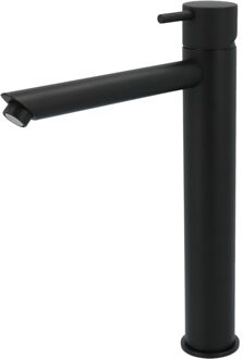 Hotbath Wastafelmengkraan Hotbath Cobber 1-hendel Recht 28.6 cm Mat Zwart