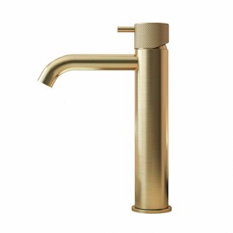 Hotbath Wastafelmengkraan Hotbath Cobber X 21.6 cm Geborsteld Messing PVD