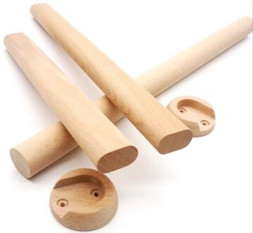 Hotel Thuis Beuken Kleren Staaf Garderobe Opknoping Staaf Houten Kast Massief Hout Opknoping Staaf Vaste Cross-Bar 50CM