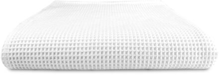 Hotelhanddoek Waffle 100 X 150 Cm Wit