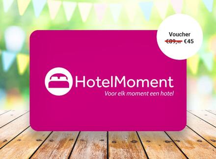 Hotelovernachting voor 2 personen bij ruim 100 hotels in Nederland