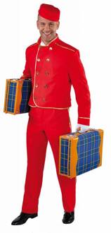 Hotelportier kostuum Rood - Zalm