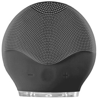 Hotest Elektrische Mini Gezichtsreiniging Massager Brush Voor Wassen Gezicht Cleanser Machine Diepe Schoon Siliconen Schoner Massage Apparaat zwart