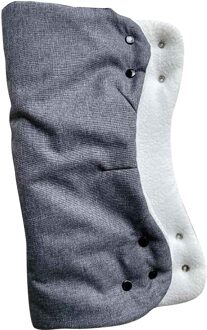 Hotest Jongen Meisjes Mode Fleece Hand Warmers Zijn Waterdicht, Winddicht En Antivries Baby Trolley Handschoenen grijs