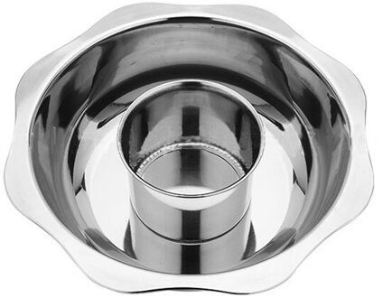 Hotpot Chinese Traditionele Heerlijke Levensmiddelen Pot Huishoudelijke Fornuis Keuken Pot Inductie Gasfornuis Soep Koken dubbele heet Pot / 32cm