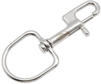 Houden Duiken 316 Rvs Duiken Single-Hoofd Haak Haak Quick Release Lente Haak Bcd Duikuitrusting wit