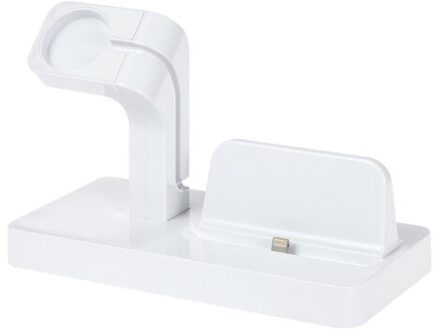 Houder Voor Apple horloge Stand 42mm 38mm 44mm 40mm 5/4/3/2 /1 IPhone X 7/8 Plus 6S 6 Plus 6S 5S 2 in 1 oplader station Accessoires wit