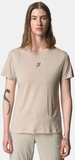 Houdini Tree Message T-shirt Dames Bruin - L