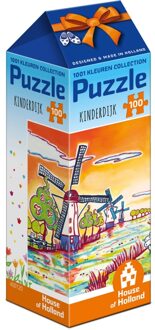 House Of Holland 1001Kleuren Puzzel - Kinderdijk, 100st.