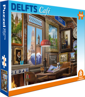 House Of Holland Delfts Café Puzzel 1000 Stukjes