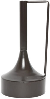 House of Nature Vaas Tromso Metal 30cm zwart