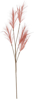 House of Seasons Pluimgras losse steel/tak - meerdere stengels - oudroze - 98 cm - Decoratie kunst pluimen