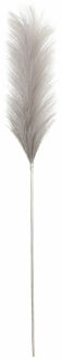 House of Seasons Pluimgras losse steel/tak - zilvergrijs - 104 cm - Decoratie kunst pluimen
