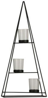 House of Seasons Waxinelichthouder - Kerst Accessoires - 48 cm