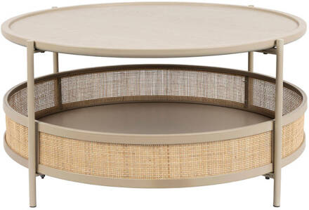 Housecraft Makoto Salontafel Rond 80x80 cm Zand - Beige