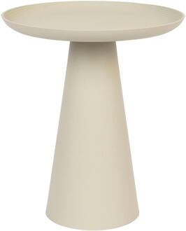 Housecraft Ringar Bijzettafel Rond Metaal 39,5x39,5 cm (L) Wit Beige