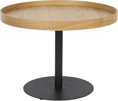 Housecraft Yuri Bijzettafel Rond Hout 56x56 cm (M) Eiken - Bruin