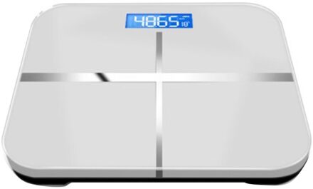 Household Bathroom Scale Digital Precision Weight Scale LCD Display Glass ligent Electronic Scale zilver