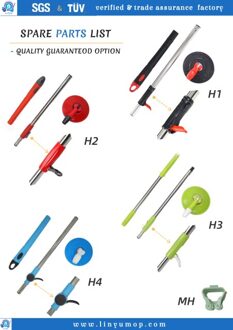 Household Cleaning Tools Accessoires Mop Stok