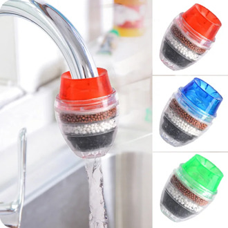 Household Kitchen Faucet Activated Carbon Water Purifier Water Filter Purification System Remove Rust Sediment Filtering Suspen